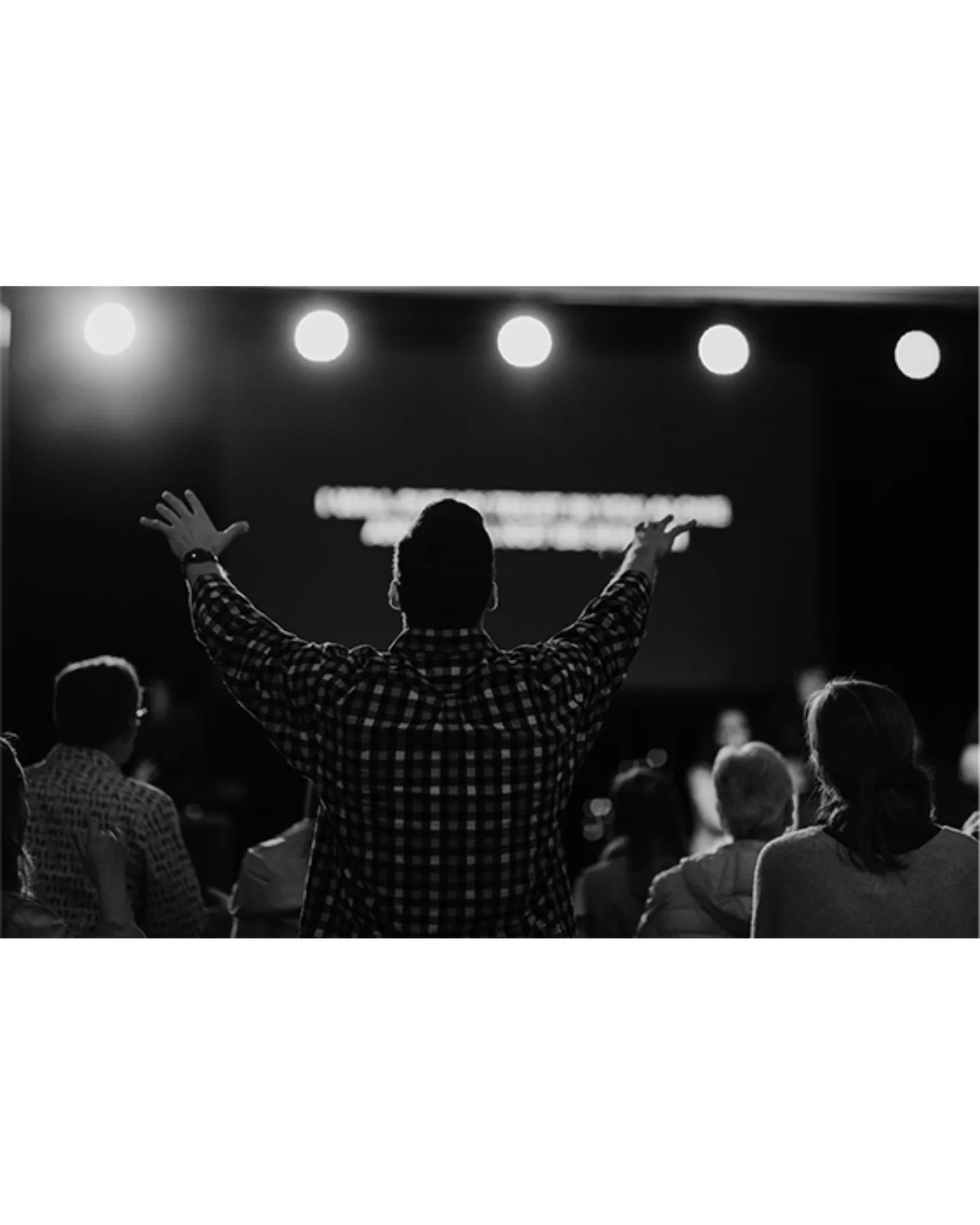 Congregation in worship